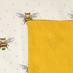 Bienenmuster-K眉chensch眉rze Baumwolle