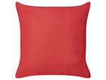 Kissen 2er Set BORONIA Pink - Rot - Textil - 45 x 15 x 45 cm