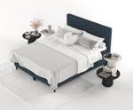 Boxspringbett Divine Marineblau - Breite: 160 cm