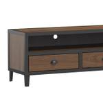 Meuble TV Shelby Marron - Bois massif - 160 x 48 x 160 cm