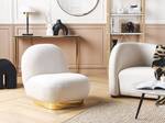 Fauteuil LOVIISA Doré - Blanc