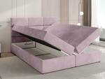 Boxspringbett BOSTON Altrosa - Breite: 180 cm