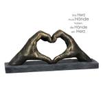 Skulptur Herz aus H盲nden