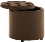 Tabouret bas Pantin Marron