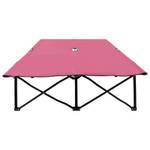 Sonnenliege 3004998 Pink - Metall - 124 x 44 x 194 cm