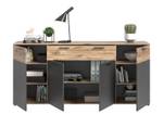 Sideboard Mason 1 Braun - Holz teilmassiv - 200 x 91 x 40 cm