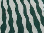 Couverture BARTAR Vert - Blanc - Textile - 130 x 1 x 170 cm