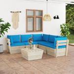 Mobilier de jardin (lot de 6) 3016490-13 Bleu - Bleu clair