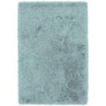 Tapis shaggy tufté FLOOD Bleu-gris - 160 x 230 cm