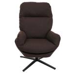 Relaxsessel + Hocker L12 drehbar Braun