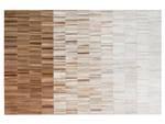 Teppich YAGDA Beige - Braun - Echtleder - 200 x 140 x 140 cm