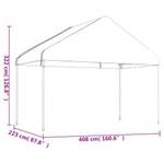 Gazebo avec toit 3028538 892 x 408 cm