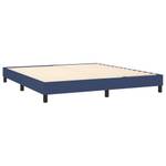 Cadre de lit 3016024-4 Noir - Bleu - Largeur : 180 cm