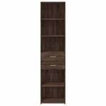 Highboard DE9872 Braun - Holzwerkstoff - 43 x 185 x 45 cm