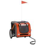 Remorque vélo pour chien 3028771-2 Orange - 134 x 74 x 69 cm