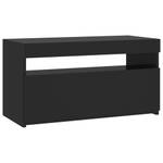 TV-Schrank mit LED-Leuchten D802 Schwarz