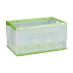 Lot de 2 boîtes de rangement à couvercle Vert - Translucide