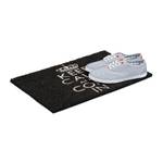Fußmatte KEEP CALM Kokos schwarz Schwarz - Weiß - Naturfaser - Kunststoff - 40 x 2 x 60 cm