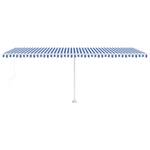 Avent rétractable 3006544-2 Bleu - 1 x 350 x 1 cm