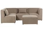 Modulsofa LEMVIG 5-tlg Beige - Taupe - 250 x 166 cm