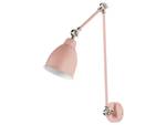 Wandlampen MISSISSIPPI Pink - Silber - Anzahl Teile im Set: 1