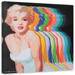Marilyn Wandbild Pop Bunt Monroe art