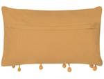 Coussin décoratif AYROOR Jaune - Fibres naturelles - 50 x 10 x 30 cm