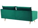 3-Sitzer Sofa MAURA Smaragdgrün - Gold - Grün