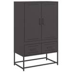 Highboard DE8520 Schwarz - Metall - 39 x 112 x 68 cm