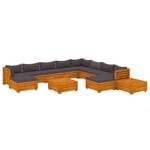 Garten-Lounge-Set (12-teilig) 3013017-15 Grau