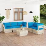 Garten-Lounge-Set (6-teilig) 3016490-10 Blau - Hellblau