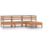 Salon de jardin Marron - Bois massif - Bois/Imitation - 64 x 63 x 64 cm