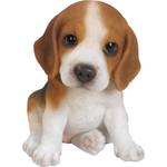 Chiot Beagle assi en résine 15 cm Matière plastique - 12 x 15 x 16 cm