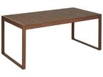 Table de salle à manger SASSARI Marron - Bois massif - 90 x 75 x 180 cm