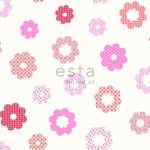 Tapete Spitzemotiv 6877 Pink - Naturfaser - Textil - 53 x 1005 x 1005 cm