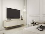 Fernsehtisch ORO RTV135 Beige - Gold