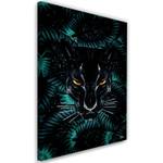 Leinwandbilder Schwarzer Panther Tier 70 x 100 cm