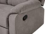 3-Sitzer Sofa BERGEN Beige - Schwarz - Taupe