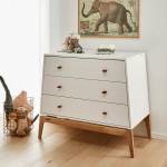 Commode Luna Blanc - Bois manufacturé - 103 x 86 x 52 cm