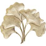 Wandschmuck Ginkgo  Groß Gold - Metall - 72 x 66 x 4 cm