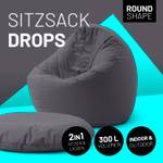 Sitzsack Drops Anthrazit