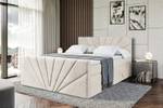 Boxspringbett MILTIO-Z KING Beige - Breite: 140 cm