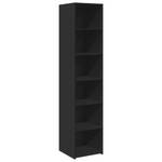 Highboard DE7002 Schwarz - Holzwerkstoff - 41 x 185 x 40 cm