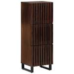 Highboard DE1609 Braun - Massivholz - 34 x 110 x 40 cm