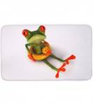 Badteppich Froggy 70 x 110 cm Grün - Textil - 70 x 2 x 110 cm