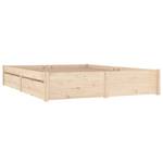 Bettrahmen 3013835-3 Braun - Holz - Breite: 166 cm