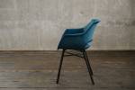 Stuhl Zaja 2.0 Esszimmerstuhl Velvet Blau
