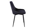 Chaise gondole MASURIE Noir - Lot de 6