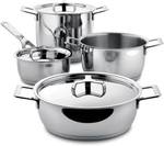 Kochset Pots&Pans 4-teilig Silber - Metall - 2 x 2 x 1 cm