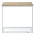 Table pour portable  ECO 70x36x63 BL-NA Blanc - Bois massif - Bois/Imitation - 70 x 63 x 36 cm